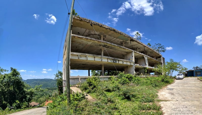 View from building in Topes de Collantes