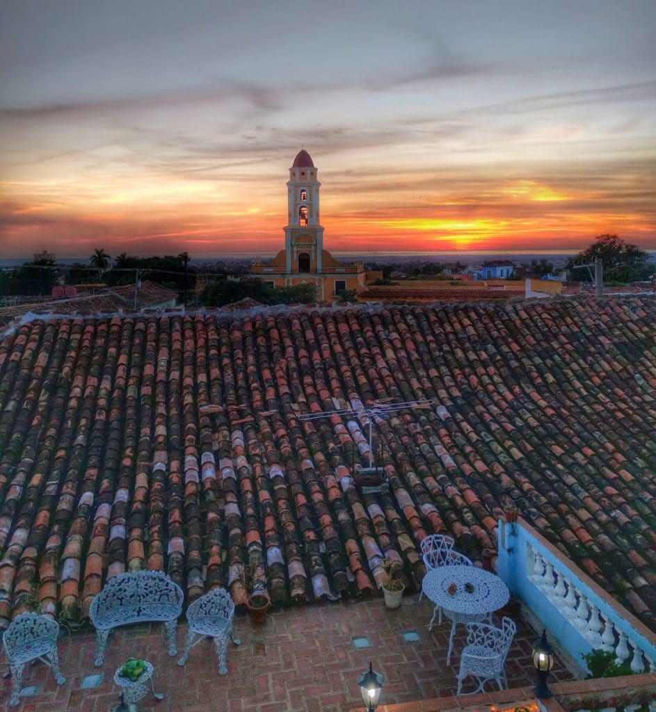 Sunset from Hostal Casa Sueca