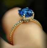 Angara.com London Blue Topaz Ring Review